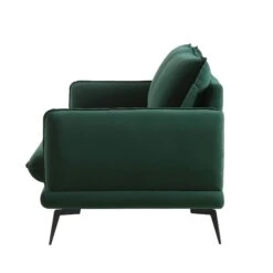Obriel Forest Green Velvet Sofa, 3-Seater -Daals Store GCSF 2299 PINE VEL 3ST WB4