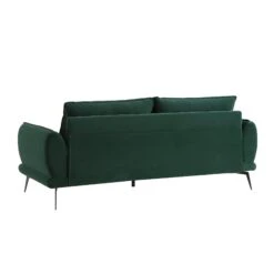 Obriel Forest Green Velvet Sofa, 3-Seater -Daals Store GCSF 2299 PINE VEL 3ST WB5