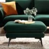 Obriel Forest Green Velvet Footstool 28 Obriel Forest Green Velvet Footstool -Daals Store GCSF 2299 PINE VEL STOOL main