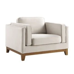 Dipley Champagne Velvet Sofa, 1-Seater -Daals Store GCSF 2339 CHAMP VEL 1ST WB2