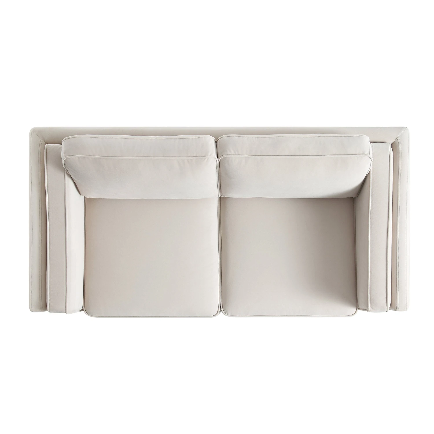 Dipley Champagne Velvet Sofa, 2-Seater 7 Dipley Champagne Velvet Sofa, 2-Seater - Image 7