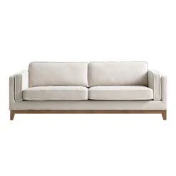 Dipley Champagne Velvet Sofa, 3-Seater -Daals Store GCSF 2339 CHAMP VEL 3ST WB1
