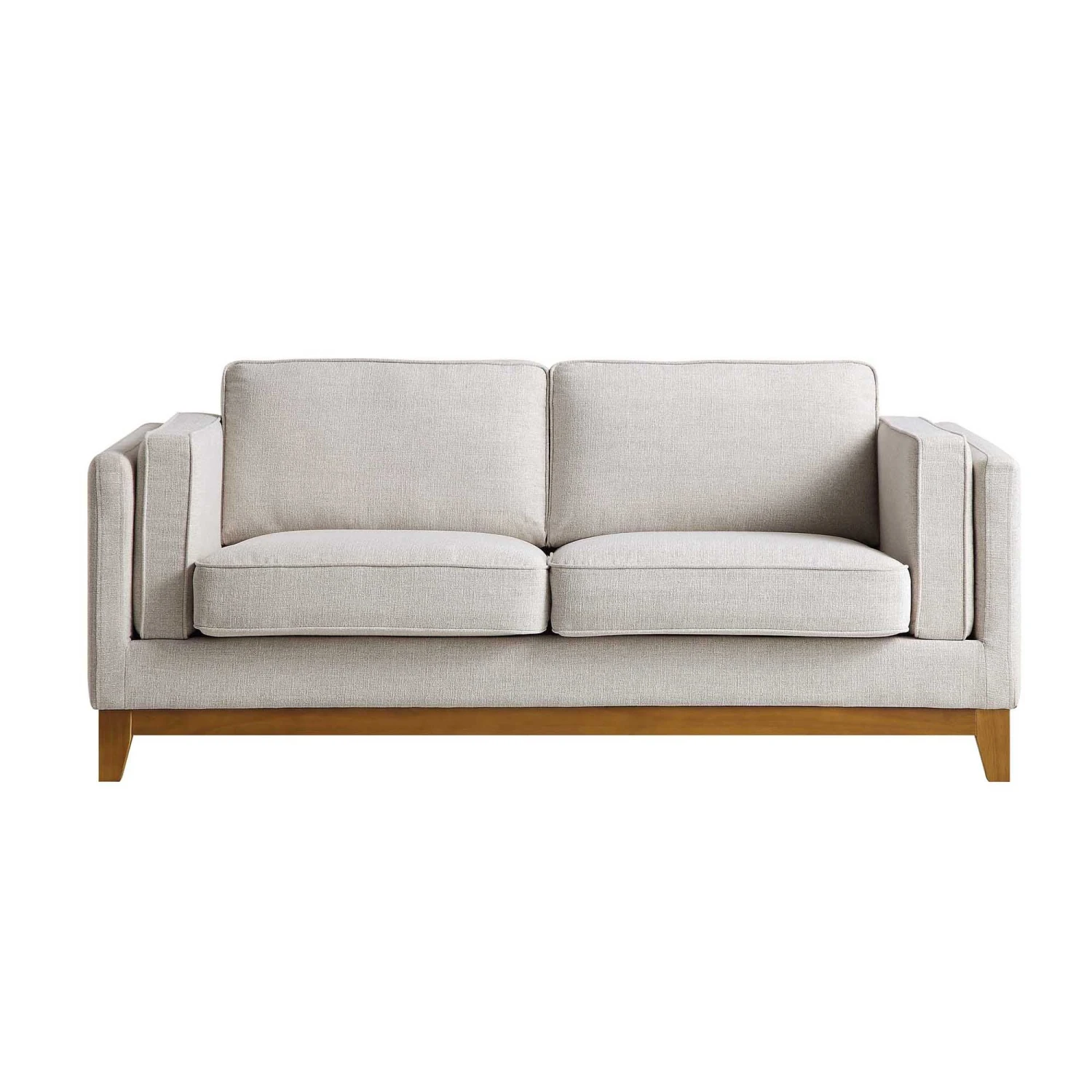 Dipley Oatmeal Fabric Sofa, 2-Seater 4 Dipley Oatmeal Fabric Sofa, 2-Seater - Image 4