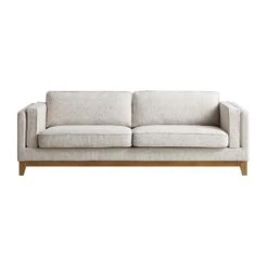 Dipley Oatmeal Fabric Sofa, 3-Seater 16 Dipley Oatmeal Fabric Sofa, 3-Seater -Daals Store GCSF 2339 OAT WOV 3ST WB1