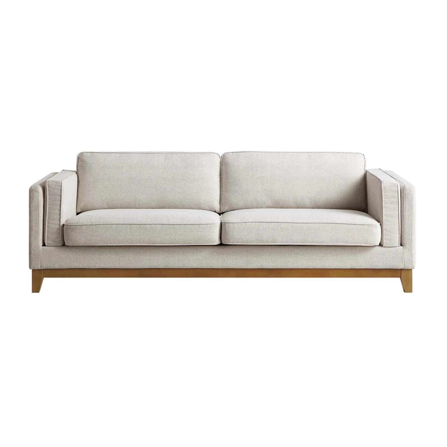 Dipley Oatmeal Fabric Sofa, 3-Seater 4 Dipley Oatmeal Fabric Sofa, 3-Seater - Image 4