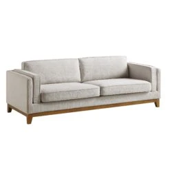 Dipley Oatmeal Fabric Sofa, 3-Seater 17 Dipley Oatmeal Fabric Sofa, 3-Seater -Daals Store GCSF 2339 OAT WOV 3ST WB2