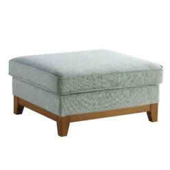 Dipley Sage Woven Fabric Storage Footstool 18 Dipley Sage Woven Fabric Storage Footstool -Daals Store GCSF 2339 SAGE WOV STOOL WB2