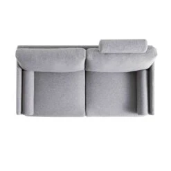 Timber Grey Marl Fabric Sofa, 2-Seater 20 Timber Grey Marl Fabric Sofa, 2-Seater -Daals Store GCSF 2348 GREY FAB 2ST WB4