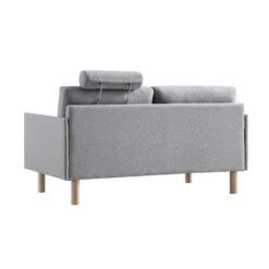 Timber Grey Marl Fabric Sofa, 2-Seater 22 Timber Grey Marl Fabric Sofa, 2-Seater -Daals Store GCSF 2348 GREY FAB 2ST WB6