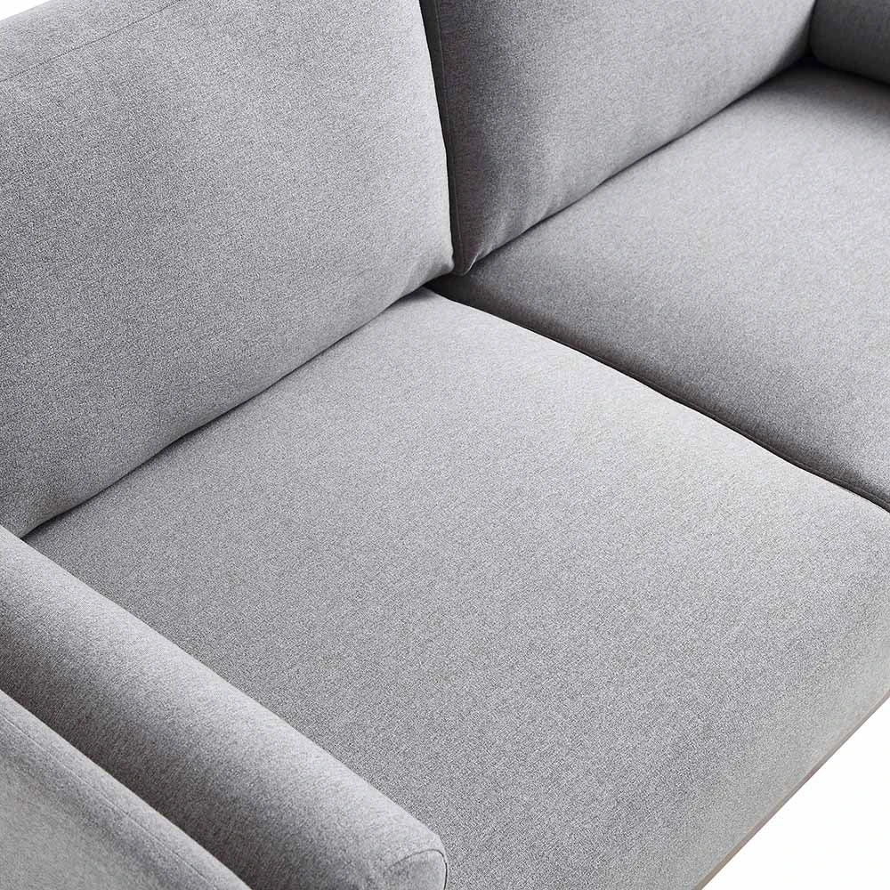 Timber Grey Marl Fabric Sofa, 2-Seater 12 Timber Grey Marl Fabric Sofa, 2-Seater - Image 12