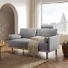 Timber Grey Marl Fabric Sofa, 2-Seater -Daals Store GCSF 2348 GREY FAB 2ST main