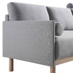 Timber Grey Marl Fabric Sofa, 3-Seater -Daals Store GCSF 2348 GREY FAB 3ST detail1