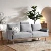 Timber Grey Marl Fabric Sofa, 3-Seater -Daals Store GCSF 2348 GREY FAB 3ST main