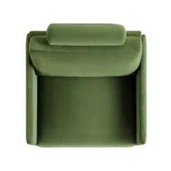 Timber Fern Green Velvet Armchair -Daals Store GCSF 2348 MOSS VEL 1ST WB5