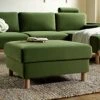 Timber Fern Green Velvet Storage Ottoman โ Large Rectangular Footstool with Wooden Base 32 Timber Fern Green Velvet Storage Ottoman โ Large Rectangular Footstool with Wooden Base -Daals Store GCSF 2348 MOSS VEL STOOL main