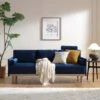 Timber Navy Blue Velvet Sofa, 3-Seater -Daals Store GCSF 2348 NAVY VEL 3ST main
