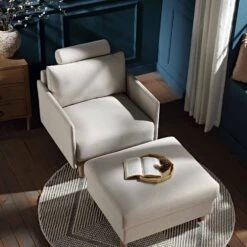 Timber Oatmeal Fabric Armchair -Daals Store GCSF 2348 OAT FAB 1ST scene3