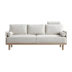 Timber Oatmeal Fabric Sofa, 3-Seater -Daals Store GCSF 2348 OAT FAB 3ST WB1
