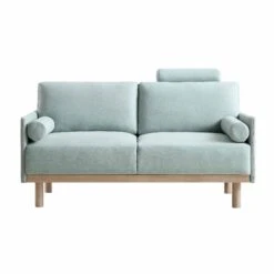 Timber Sage Green Fabric Sofa, 2-Seater 18 Timber Sage Green Fabric Sofa, 2-Seater -Daals Store GCSF 2348 SAGE FAB 2ST WB1