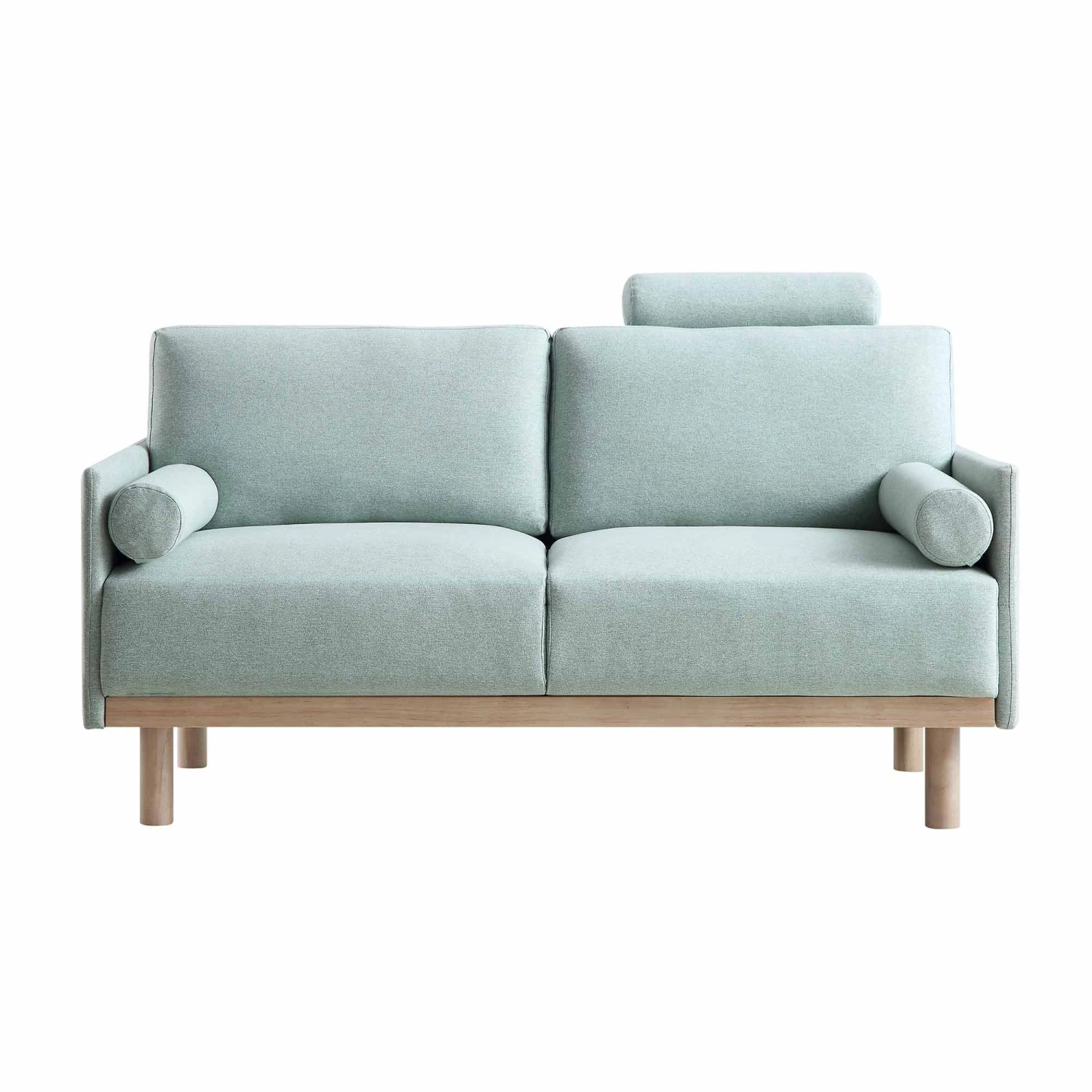 Timber Sage Green Fabric Sofa, 2-Seater 4 Timber Sage Green Fabric Sofa, 2-Seater - Image 4