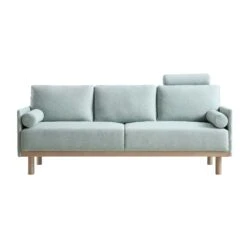 Timber Sage Green Fabric Sofa, 3-Seater 17 Timber Sage Green Fabric Sofa, 3-Seater -Daals Store GCSF 2348 SAGE FAB 3ST WB1