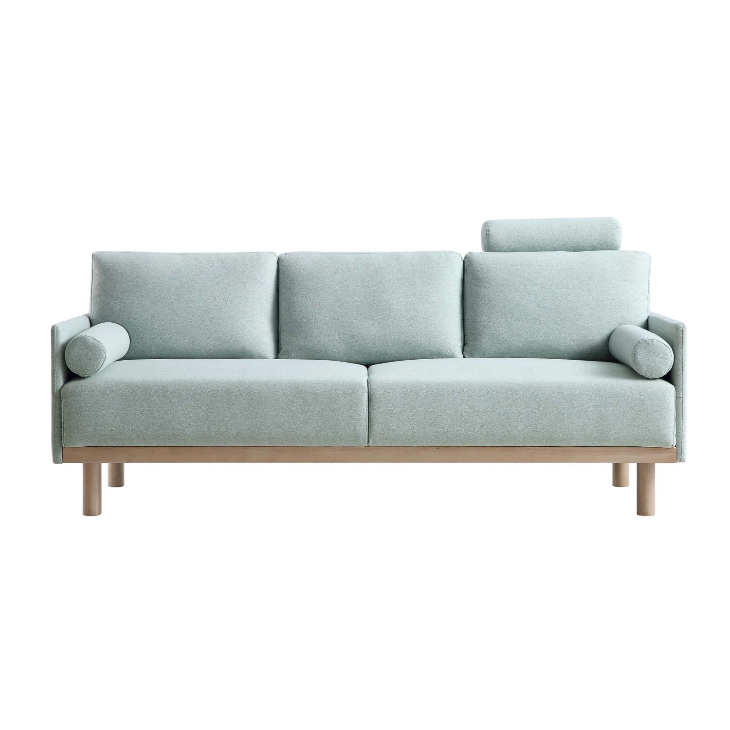 Timber Sage Green Fabric Sofa, 3-Seater 4 Timber Sage Green Fabric Sofa, 3-Seater - Image 4
