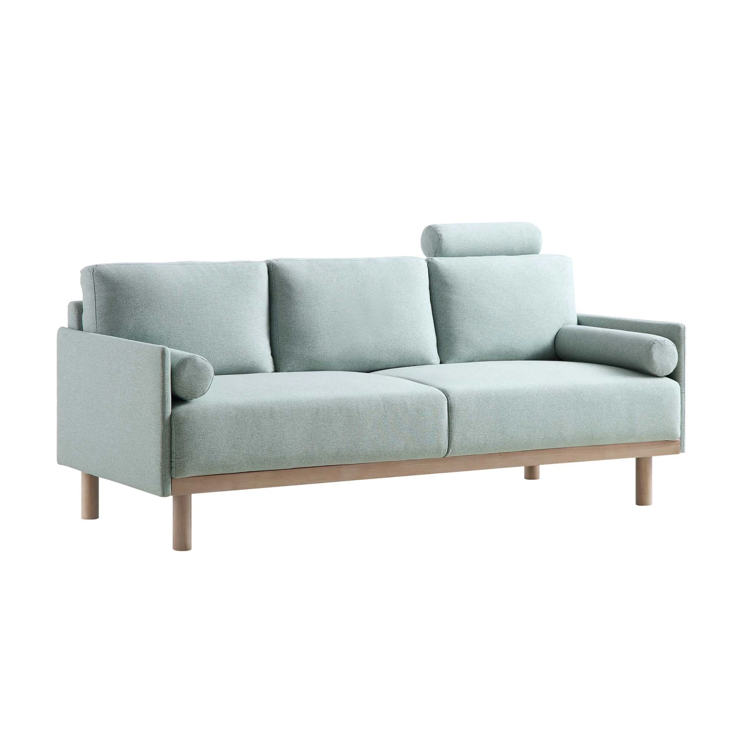 Timber Sage Green Fabric Sofa, 3-Seater 5 Timber Sage Green Fabric Sofa, 3-Seater - Image 5