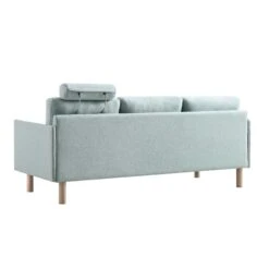 Timber Sage Green Fabric Sofa, 3-Seater 23 Timber Sage Green Fabric Sofa, 3-Seater -Daals Store GCSF 2348 SAGE FAB 3ST WB6