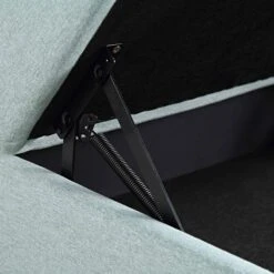 Timber Sage Green Fabric Storage Ottoman -Daals Store GCSF 2348 SAGE FAB STOOL detail2