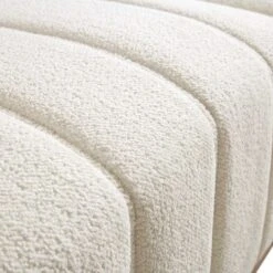 Belsize Beige Boucle Sofa With Wooden Base, 3-Seater -Daals Store GCSF 2360 BEIGE BOU 3ST detail3