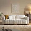 Belsize Beige Boucle Sofa With Wooden Base, 3-Seater -Daals Store GCSF 2360 BEIGE BOU 3ST main