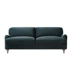 Daphnis Aegean Blue Velvet Sofa, 3-Seater 18 Daphnis Aegean Blue Velvet Sofa, 3-Seater -Daals Store GCSF 2395 AEGEAN VEL 3ST WB1