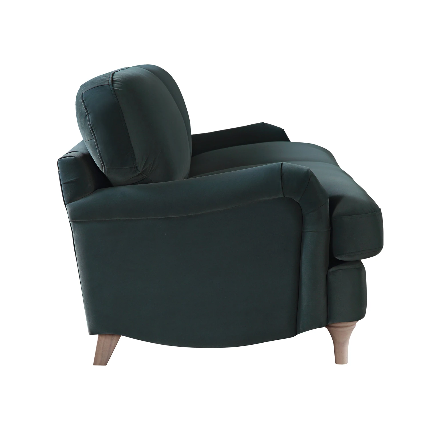 Daphnis Aegean Blue Velvet Sofa, 3-Seater 9 Daphnis Aegean Blue Velvet Sofa, 3-Seater - Image 9