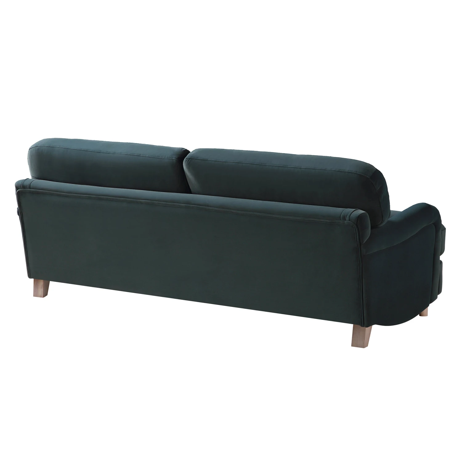Daphnis Aegean Blue Velvet Sofa, 3-Seater 10 Daphnis Aegean Blue Velvet Sofa, 3-Seater - Image 10