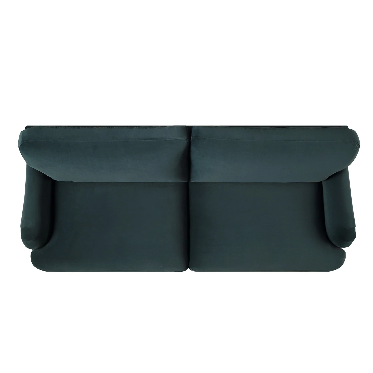 Daphnis Aegean Blue Velvet Sofa, 3-Seater 11 Daphnis Aegean Blue Velvet Sofa, 3-Seater - Image 11