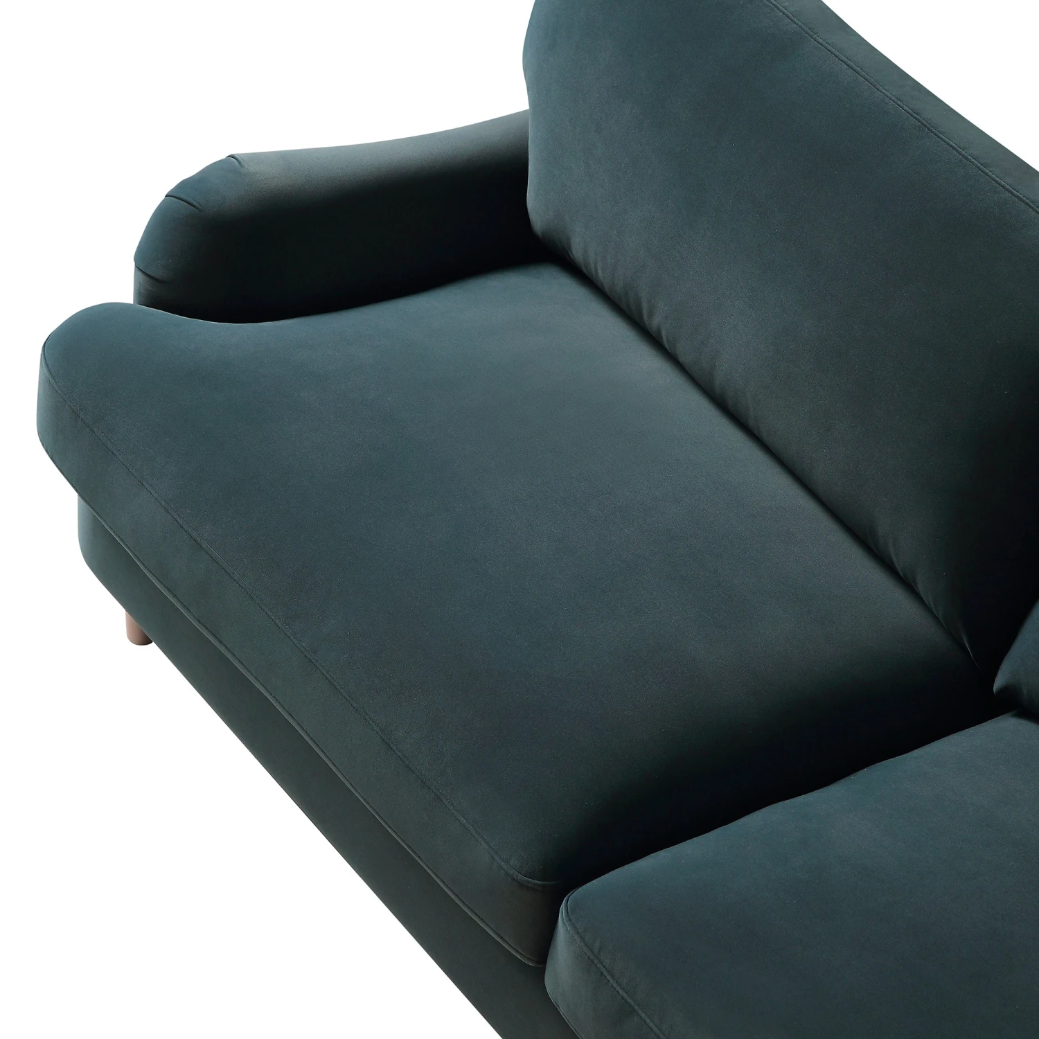 Daphnis Aegean Blue Velvet Sofa, 3-Seater 13 Daphnis Aegean Blue Velvet Sofa, 3-Seater - Image 13