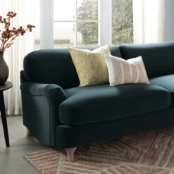 Daphnis Aegean Blue Velvet Sofa, 3-Seater 16 Daphnis Aegean Blue Velvet Sofa, 3-Seater -Daals Store GCSF 2395 AEGEAN VEL 3ST scene3