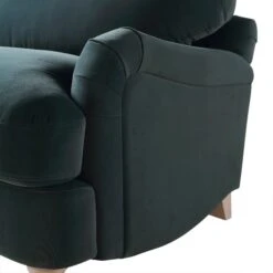 Daphnis Aegean Blue Velvet Sofa, Loveseat -Daals Store GCSF 2395 AEGEAN VEL LOVESEAT detail1