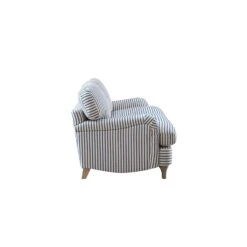 Daphnis Blue Striped Linen Blend Sofa, 2-Seater 24 Daphnis Blue Striped Linen Blend Sofa, 2-Seater -Daals Store GCSF 2395 BLUE STRIPE 2ST WB4