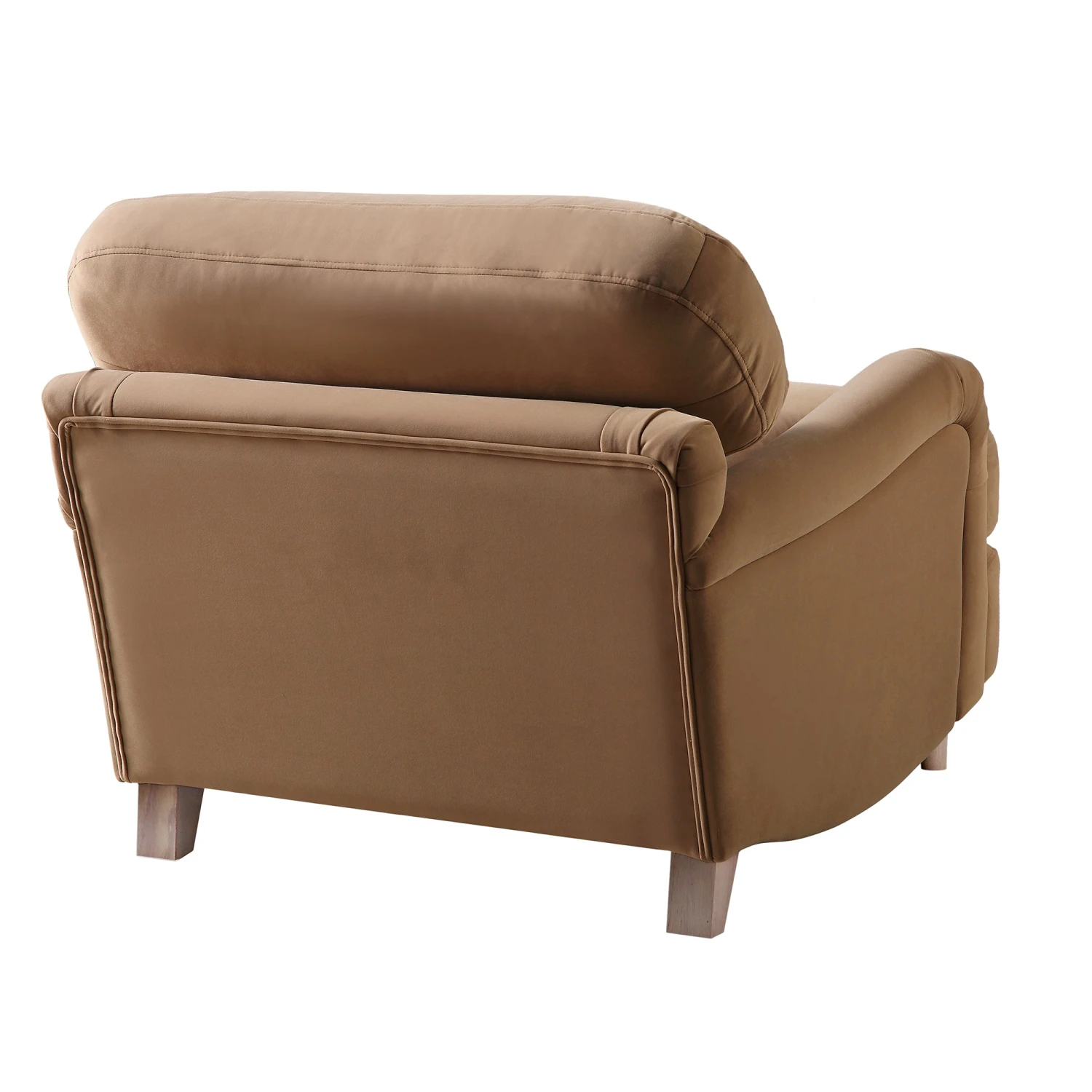 Daphnis Camel Velvet Sofa, 1-Seater 10 Daphnis Camel Velvet Sofa, 1-Seater - Image 10