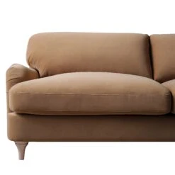 Daphnis Camel Velvet Sofa, 3-Seater -Daals Store GCSF 2395 CAMEL VEL 3ST detail1