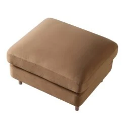 Daphnis Camel Velvet Sofa, Footstool -Daals Store GCSF 2395 CAMEL VEL STOOL WB3