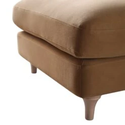 Daphnis Camel Velvet Sofa, Footstool -Daals Store GCSF 2395 CAMEL VEL STOOL detail1