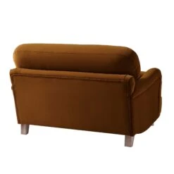 Daphnis Cinnamon Velvet Sofa, Loveseat -Daals Store GCSF 2395 CMON VEL LOVESEAT WB4