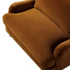 Daphnis Cinnamon Velvet Sofa, Loveseat -Daals Store GCSF 2395 CMON VEL LOVESEAT detail1