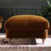 Daphnis Cinnamon Velvet Sofa, Footstool -Daals Store GCSF 2395 CMON VEL STOOL main