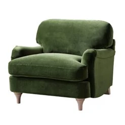 Daphnis Fern Green Velvet Sofa, 1-Seater -Daals Store GCSF 2395 FERN VEL 1ST WB2