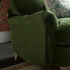 Daphnis Fern Green Velvet Sofa, 1-Seater -Daals Store GCSF 2395 FERN VEL 1ST scene2