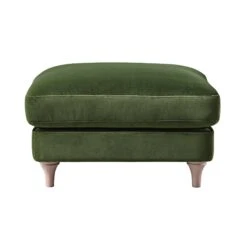 Daphnis Fern Green Velvet Sofa, Footstool -Daals Store GCSF 2395 FERN VEL STOOL WB1