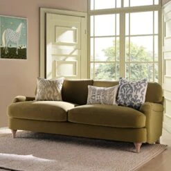 Daphnis Fudge Velvet Sofa, 3-Seater 14 Daphnis Fudge Velvet Sofa, 3-Seater -Daals Store GCSF 2395 FUDGE VEL 3ST scene1